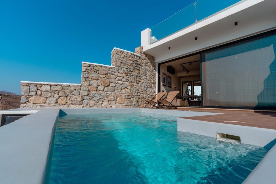 Luxury Sea View Private Pool Residence - Exclusive At Elia Beach Mykonos House in Mykonos, Mikonos 846 00, Greece
