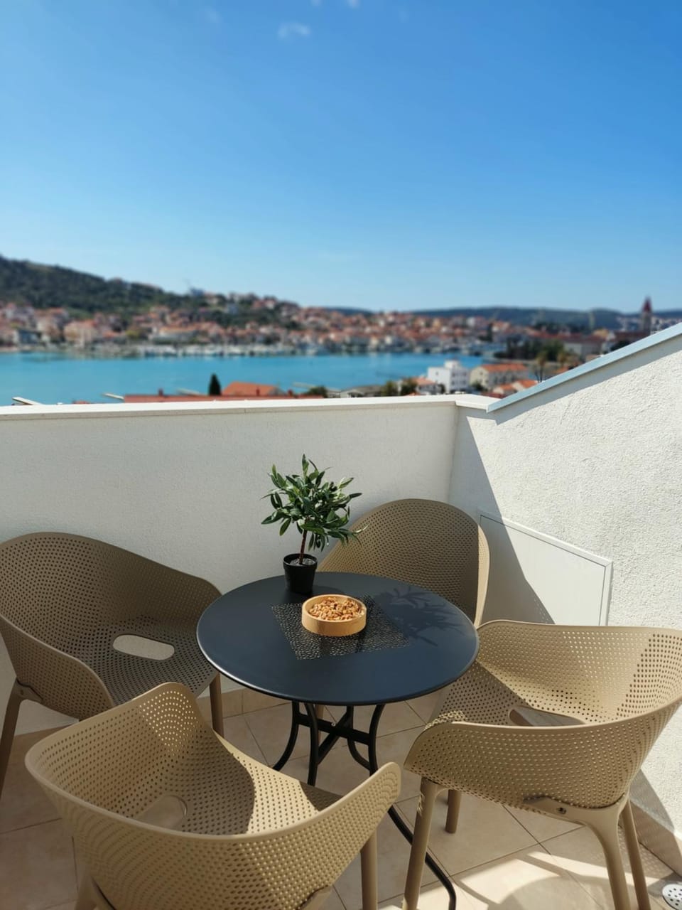 Bird's eye view, View (from property/room), Balcony/Terrace, City view, Sea view