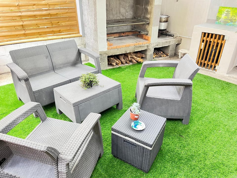 Patio, Living room, Seating area