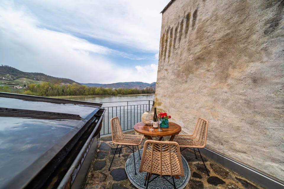 Natural landscape, View (from property/room), Balcony/Terrace, River view
