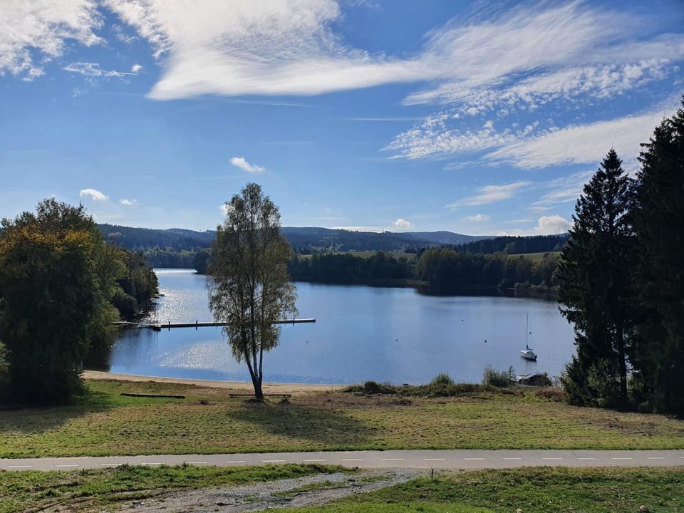 Natural landscape, Lake view