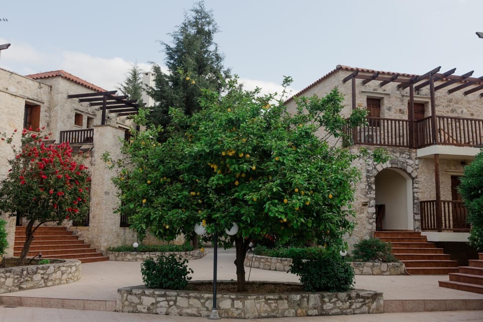 Property building, Spring, Garden view