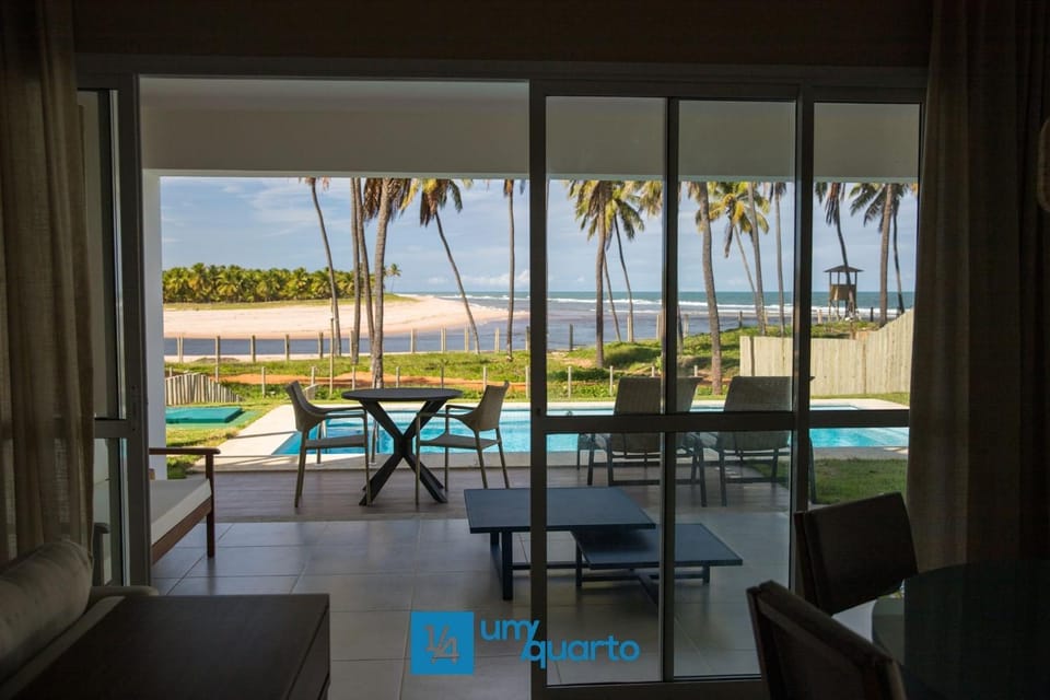 Natural landscape, View (from property/room), Dining area, Pool view, Swimming pool