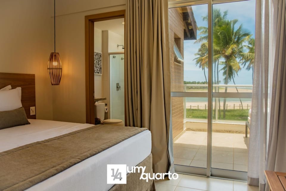Bed, Natural landscape, Balcony/Terrace, Bedroom, Sea view