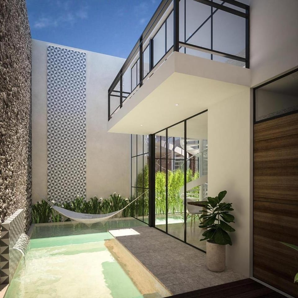 Property building, Patio, Day, Pool view, Swimming pool