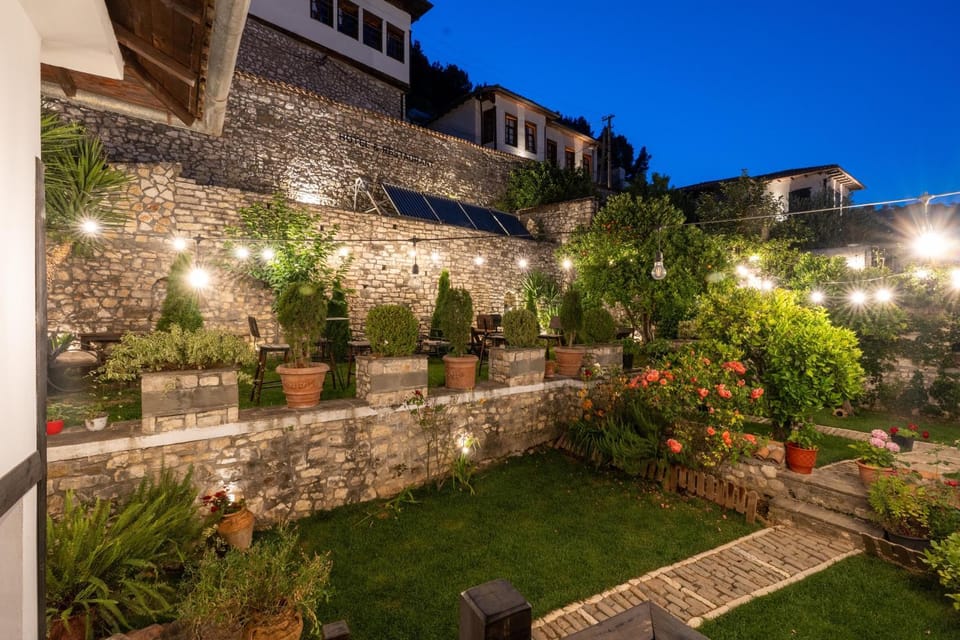 Night, Garden, Garden view