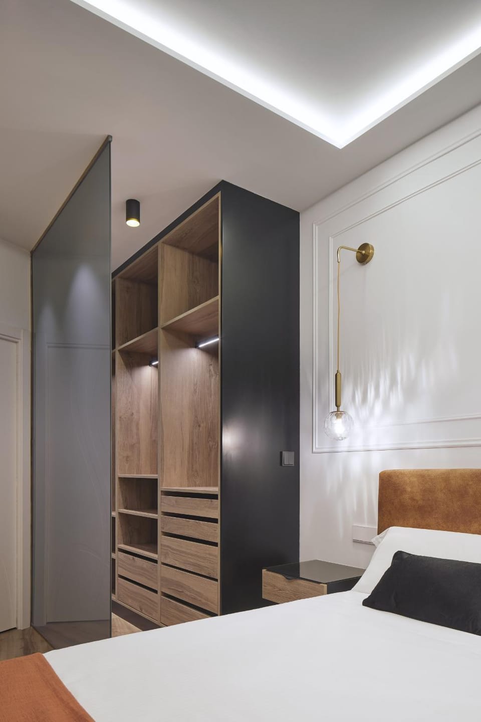 Bed, Bedroom, wardrobe