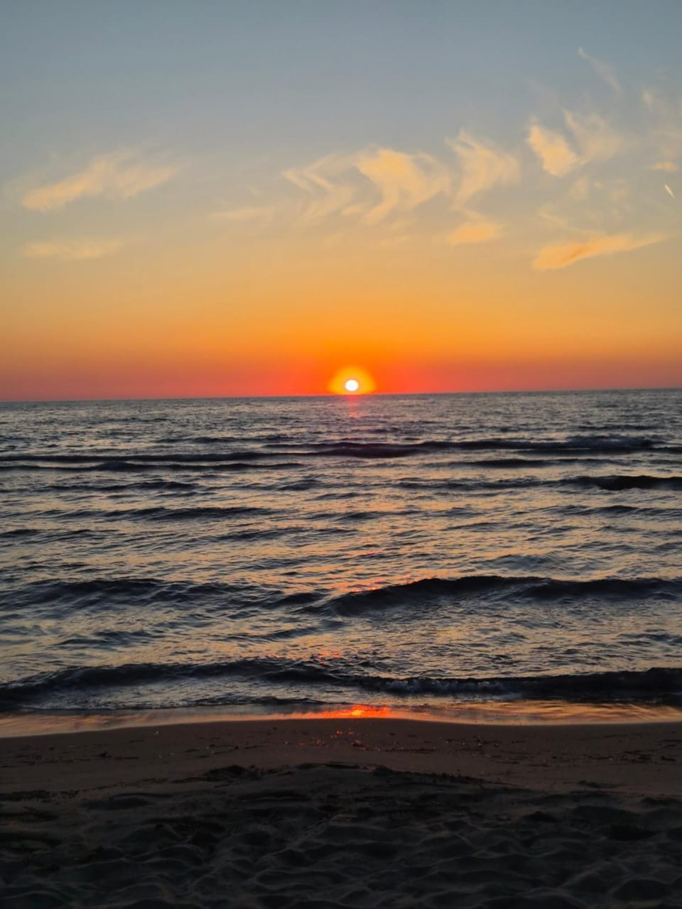 Natural landscape, Beach, Sea view, Sunset