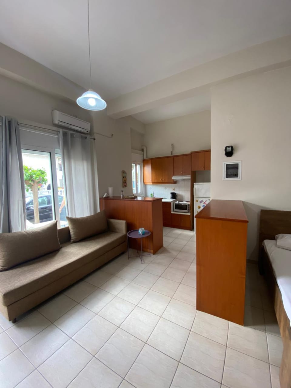 Kitchen or kitchenette, Living room