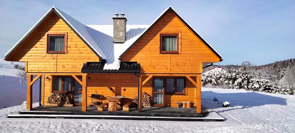 Property building, Natural landscape, Winter, Mountain view