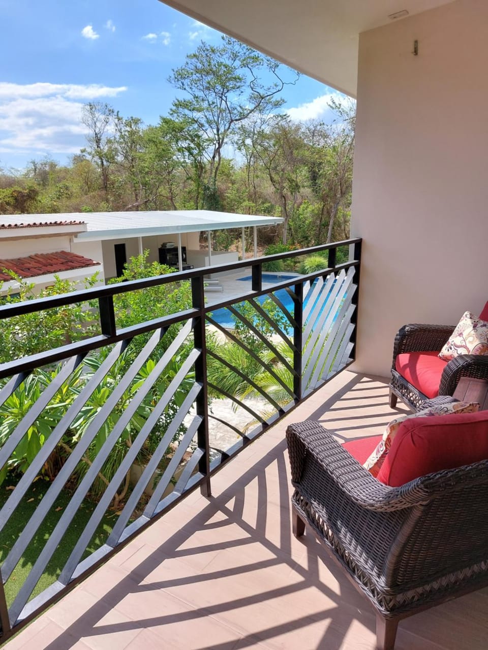 Patio, Day, View (from property/room), Balcony/Terrace, Seating area, Pool view