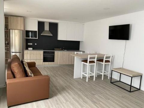 Kitchen or kitchenette, Living room