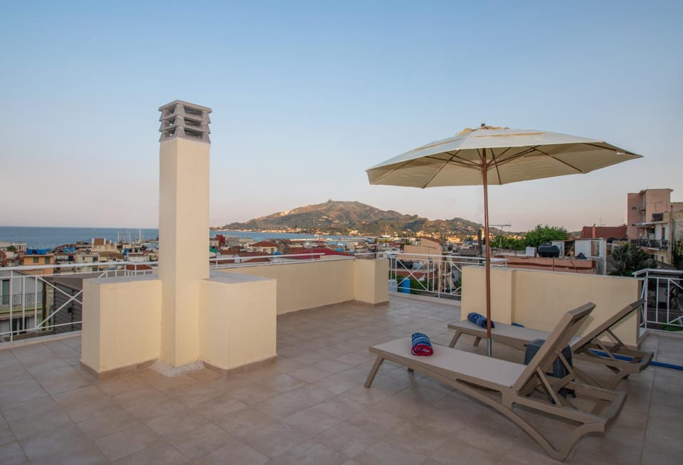 Patio, Day, View (from property/room), Balcony/Terrace, Mountain view, Sea view, sunbed