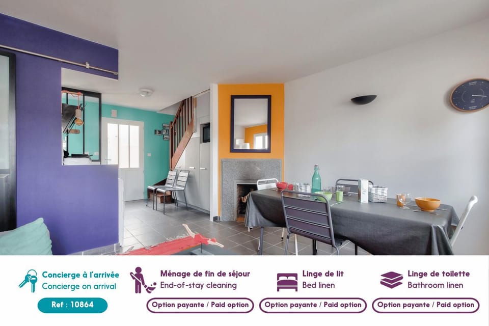 Jolie maison en résidence avec piscine pour 5 House in La Flotte