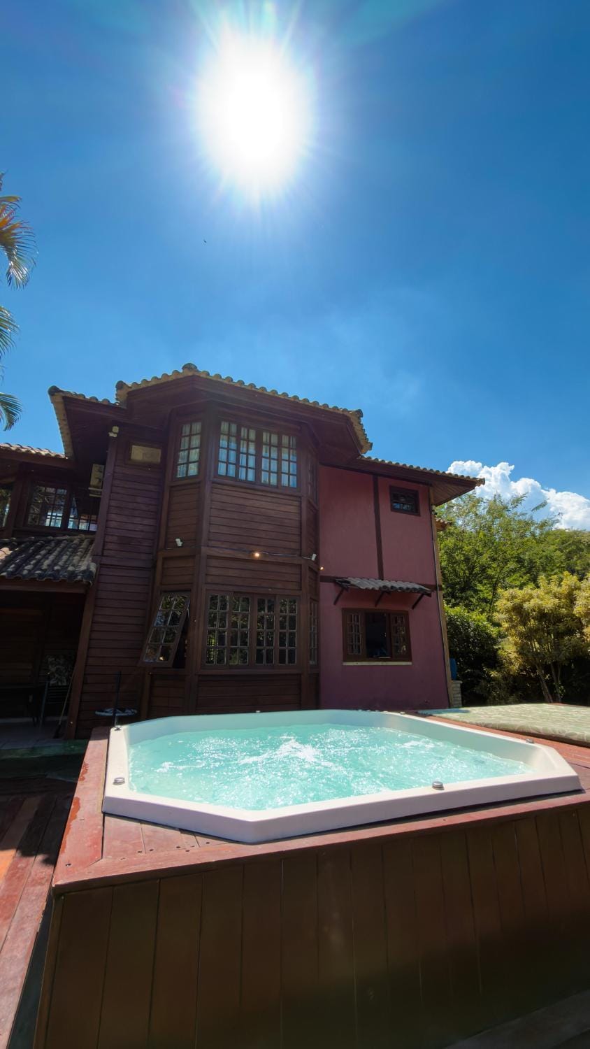 Refúgio Rústico - Jacuzzi,Piscina e Vista Incrível - Vargem Grande House in Rio de Janeiro