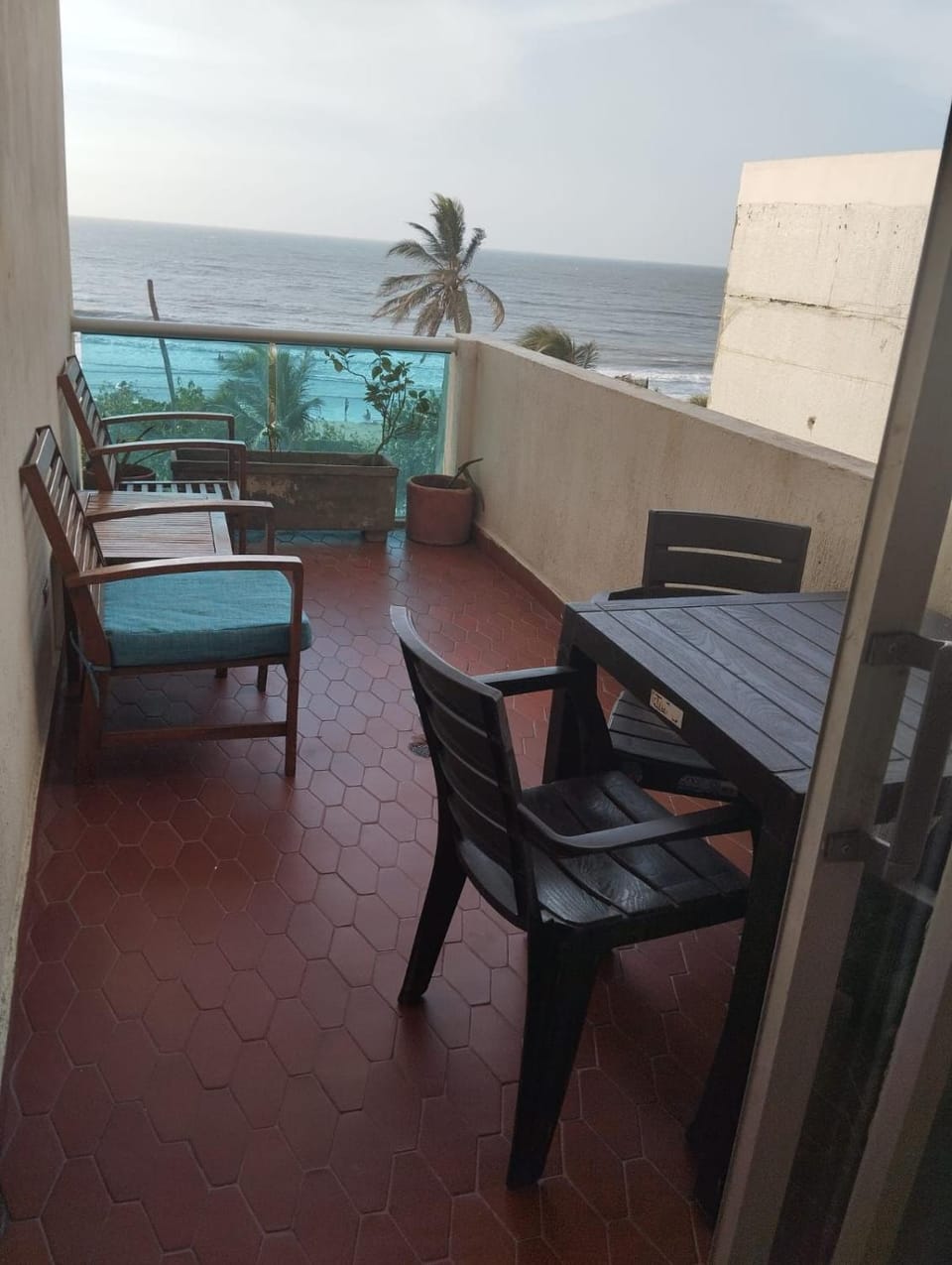 Day, Natural landscape, Balcony/Terrace, Dining area, Sea view
