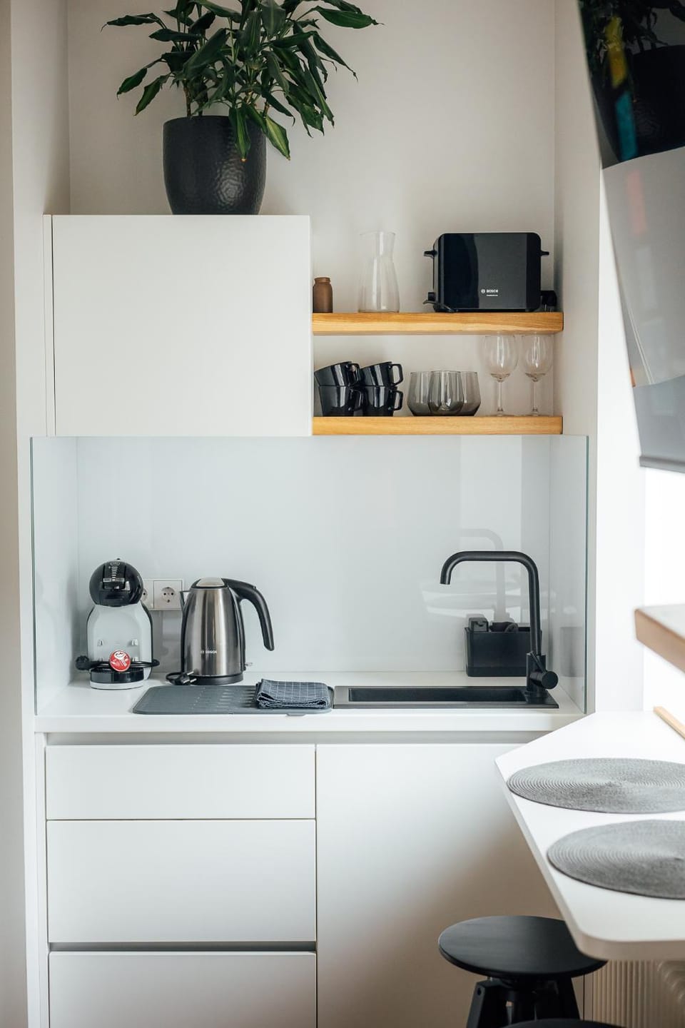 Kitchen or kitchenette, kitchen