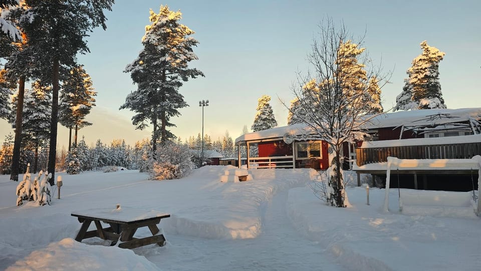 Fiskecamp Rusksele Nature lodge in Sweden