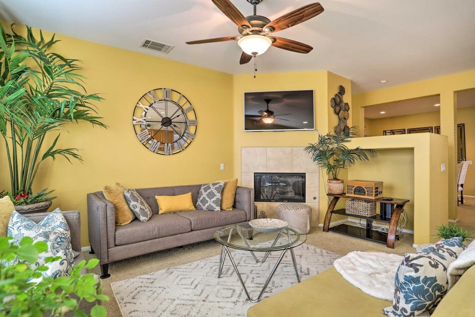 Desert Hot Springs Escape with Hot Tub and Yard! House in Desert Hot Springs