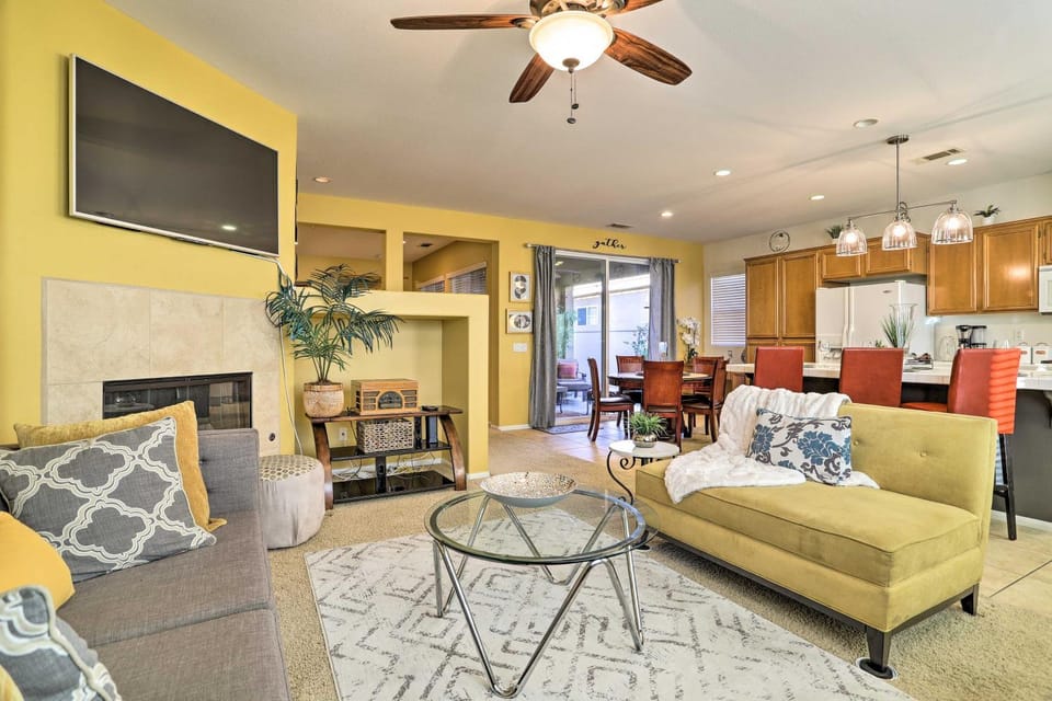 Desert Hot Springs Escape with Hot Tub and Yard! House in Desert Hot Springs