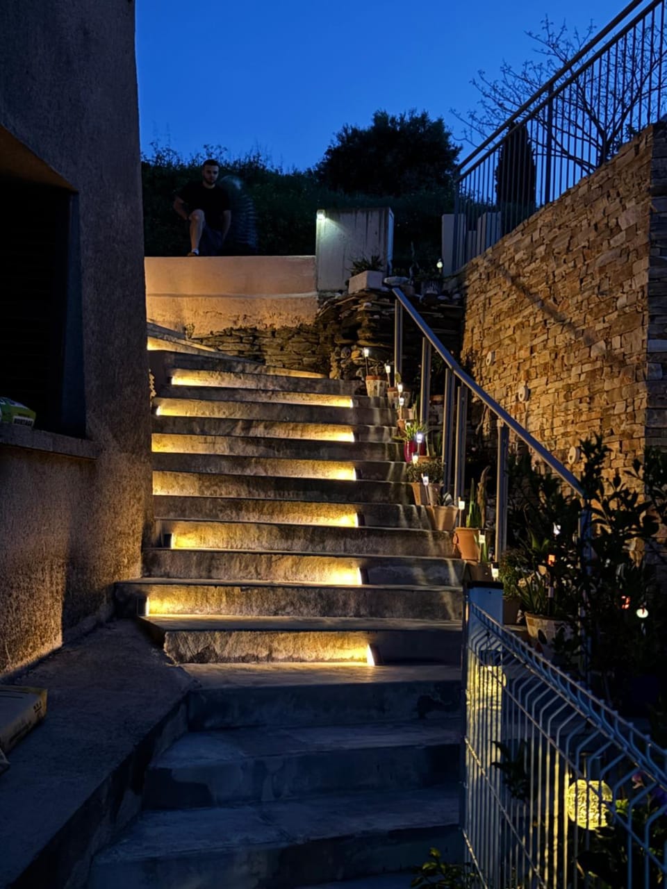 Levé du soleil sur la mer House in Corsica