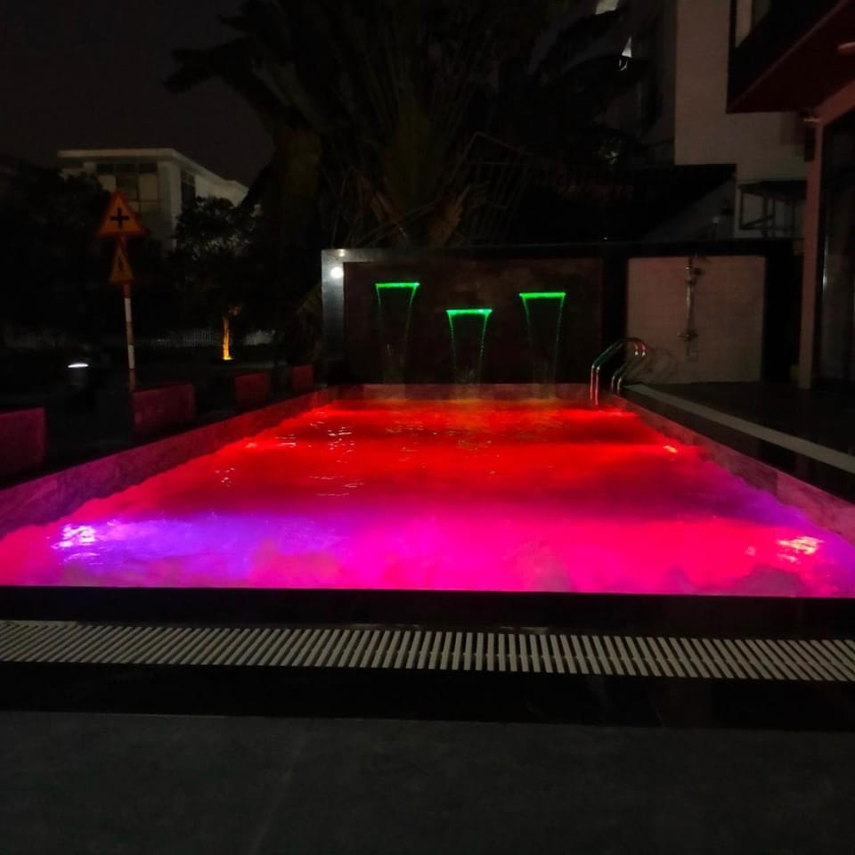 Night, Swimming pool