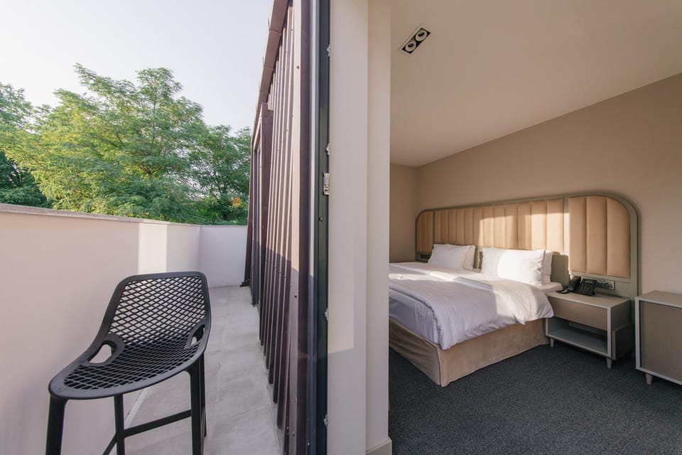 Bed, Balcony/Terrace, Photo of the whole room, Bedroom
