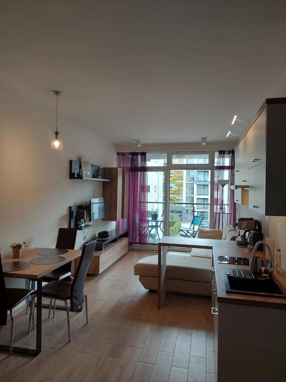 Living room, Seating area, Dining area
