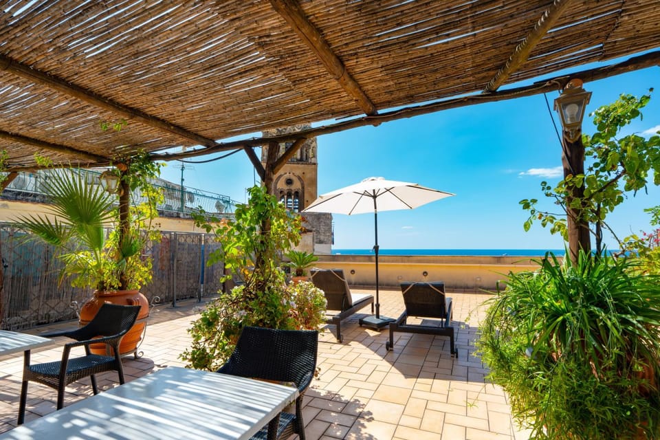 Natural landscape, View (from property/room), Balcony/Terrace, Sea view