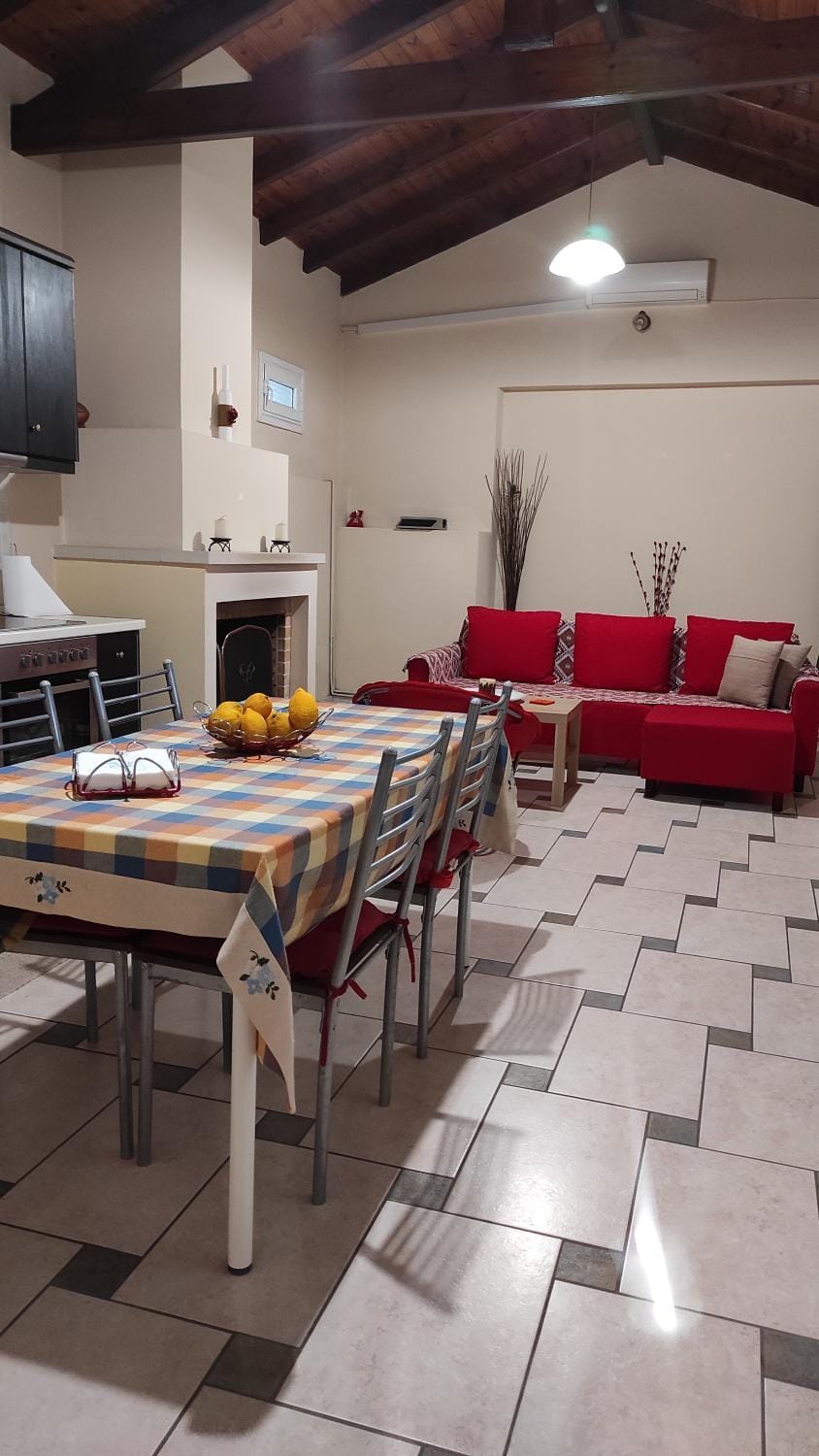 Living room, Seating area, Dining area