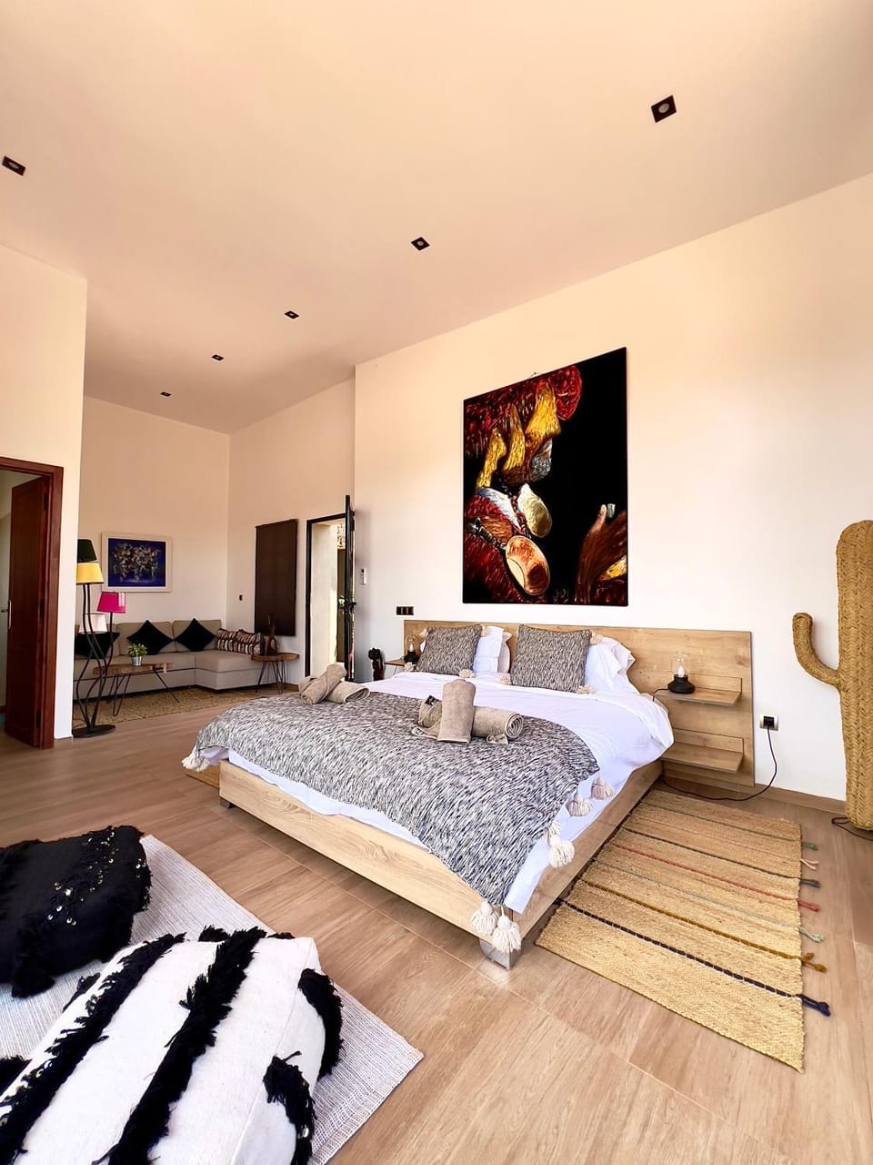 Communal lounge/ TV room, Bed, Living room, Photo of the whole room, Seating area, Bedroom