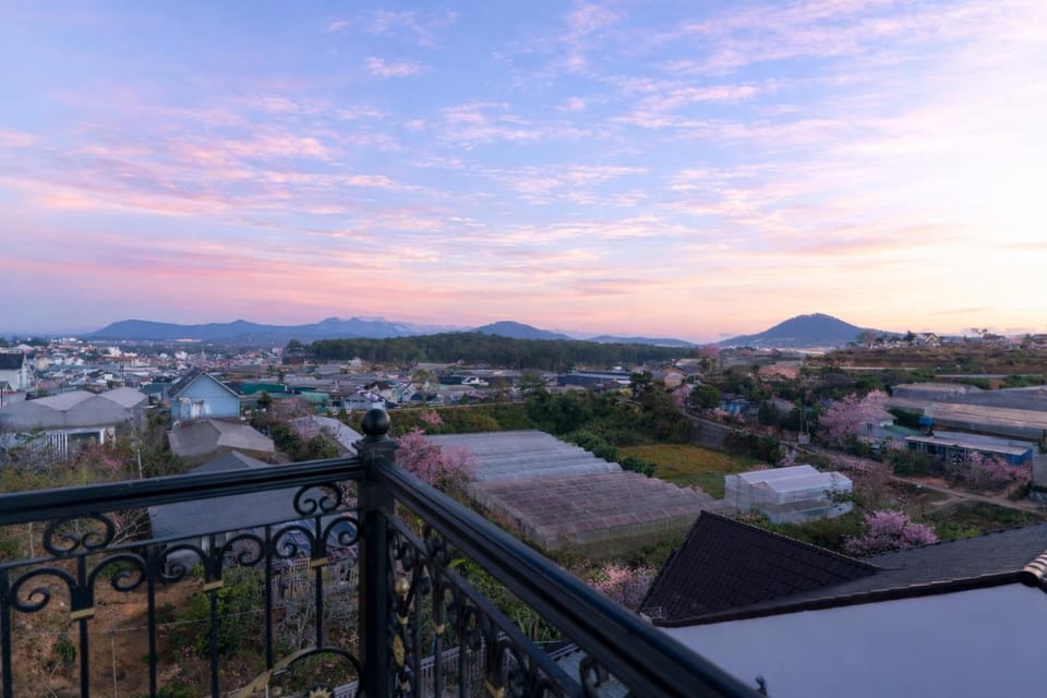 Natural landscape, Bird's eye view, Mountain view, Sunset