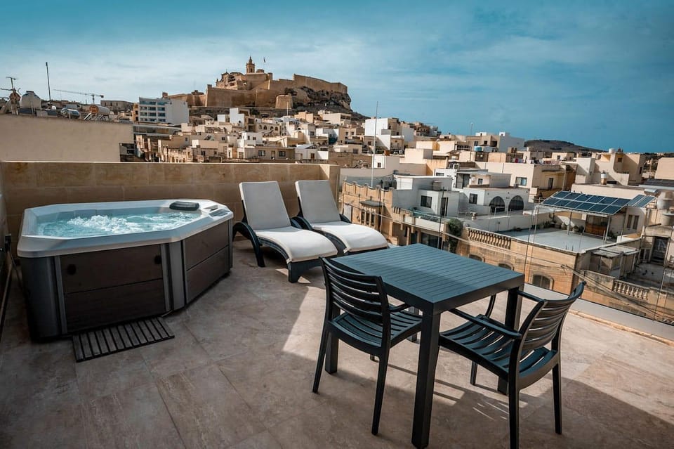 Hot Spring Bath, Hot Tub, View (from property/room), View (from property/room), Balcony/Terrace, City view, City view