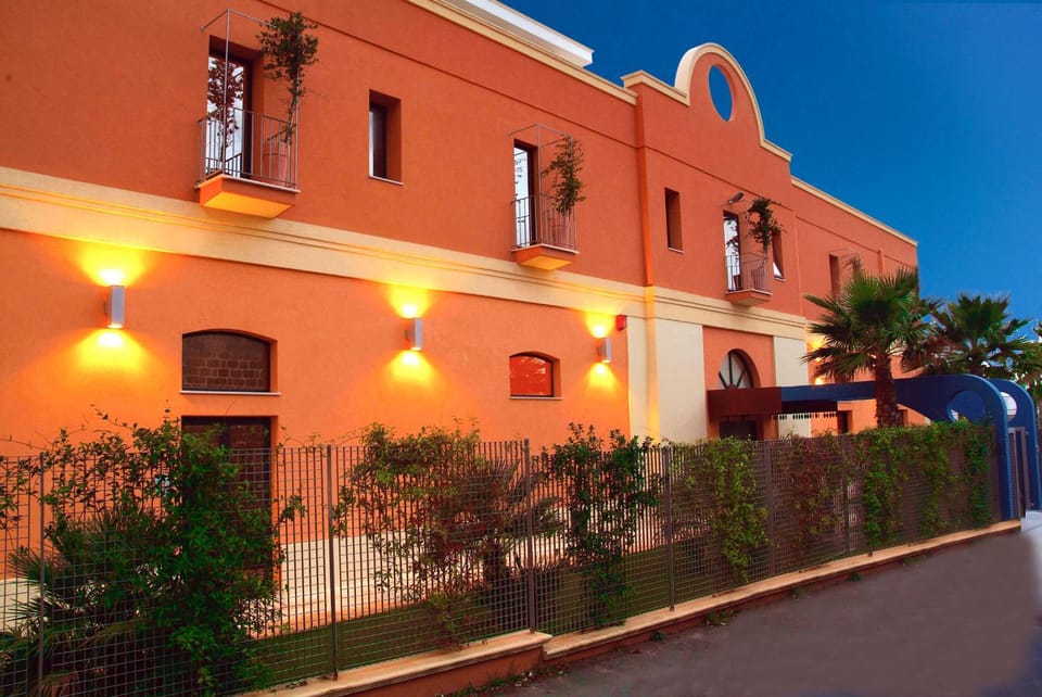 Property building, Facade/entrance, Summer, Sunset