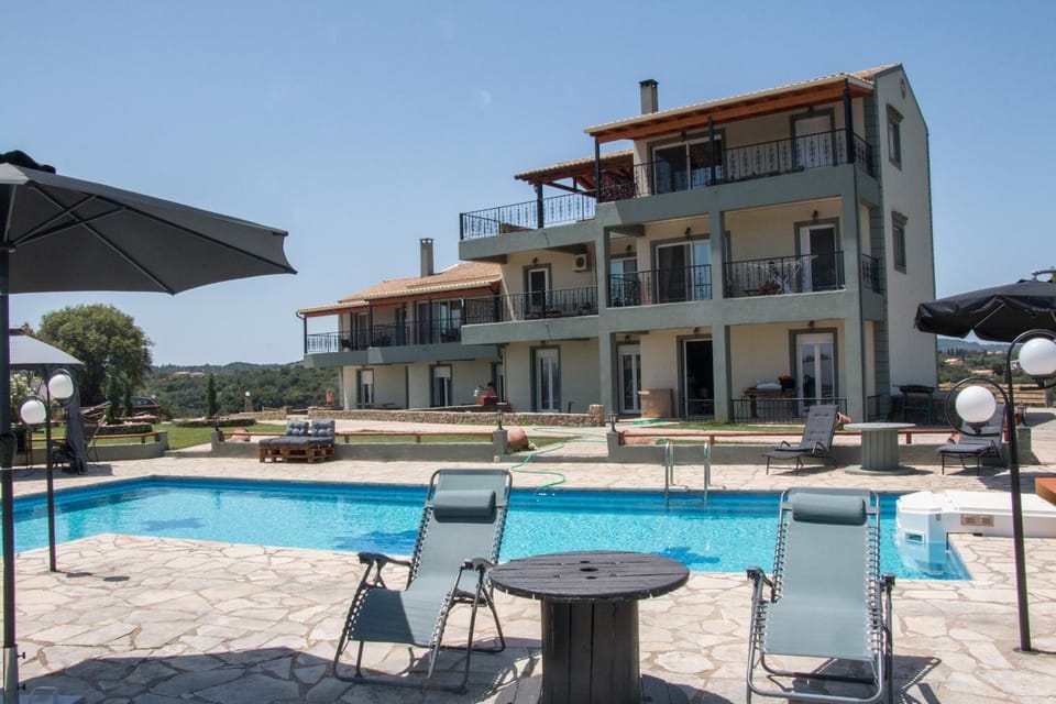 Property building, Pool view, Swimming pool