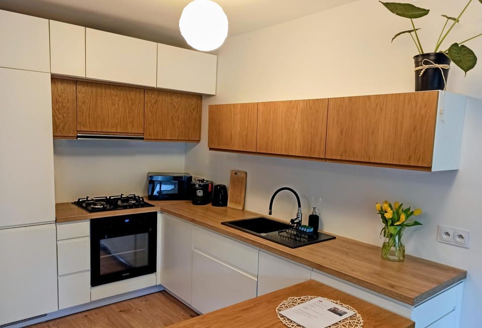 Coffee/tea facilities, Kitchen or kitchenette, oven, stove