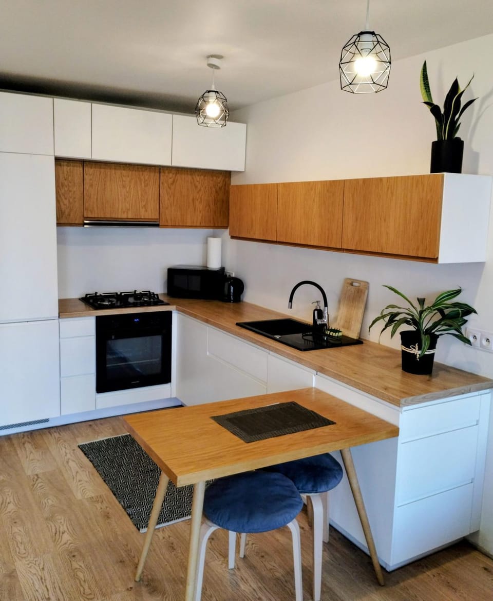 Kitchen or kitchenette, Dining area, stove