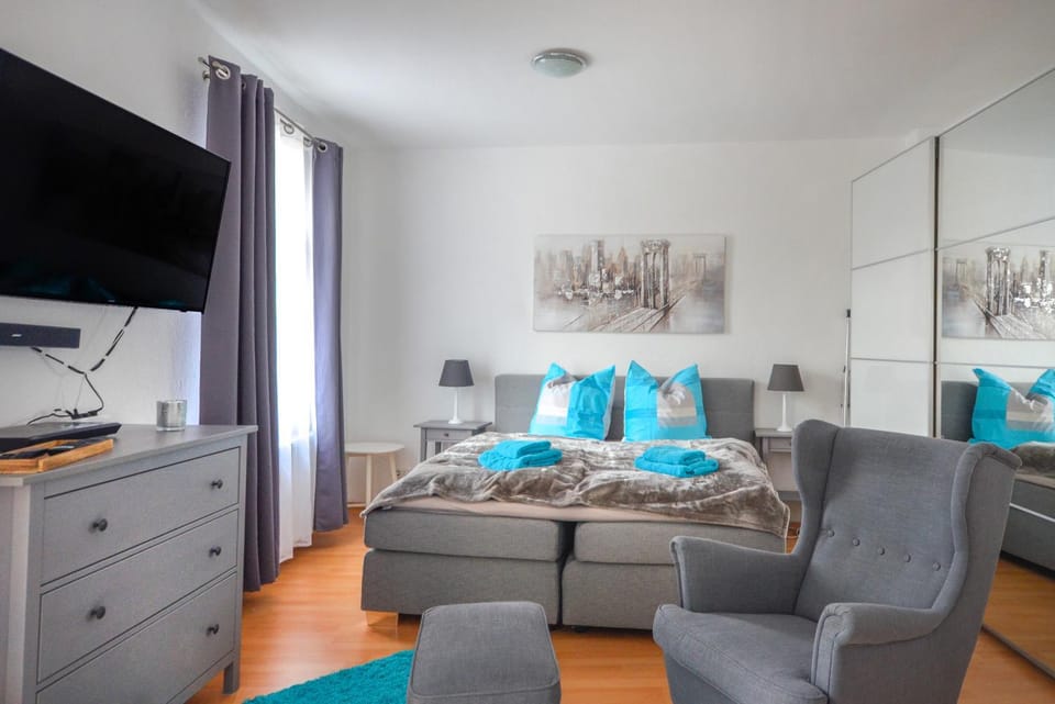 Bed, TV and multimedia