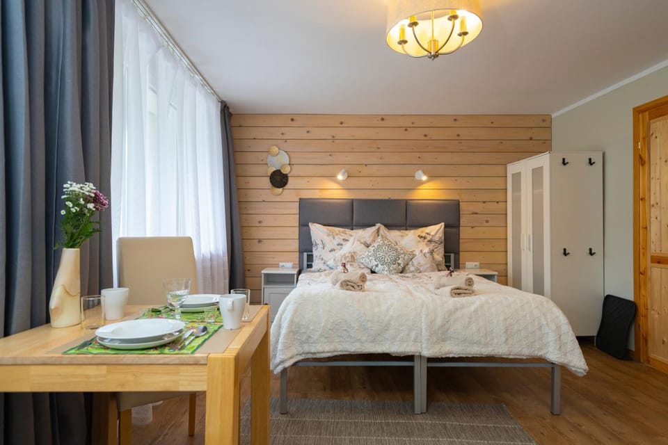 Bed, Living room, Seating area, Bedroom, towels, wardrobe