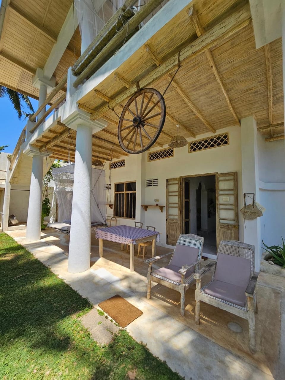 Property building, Patio