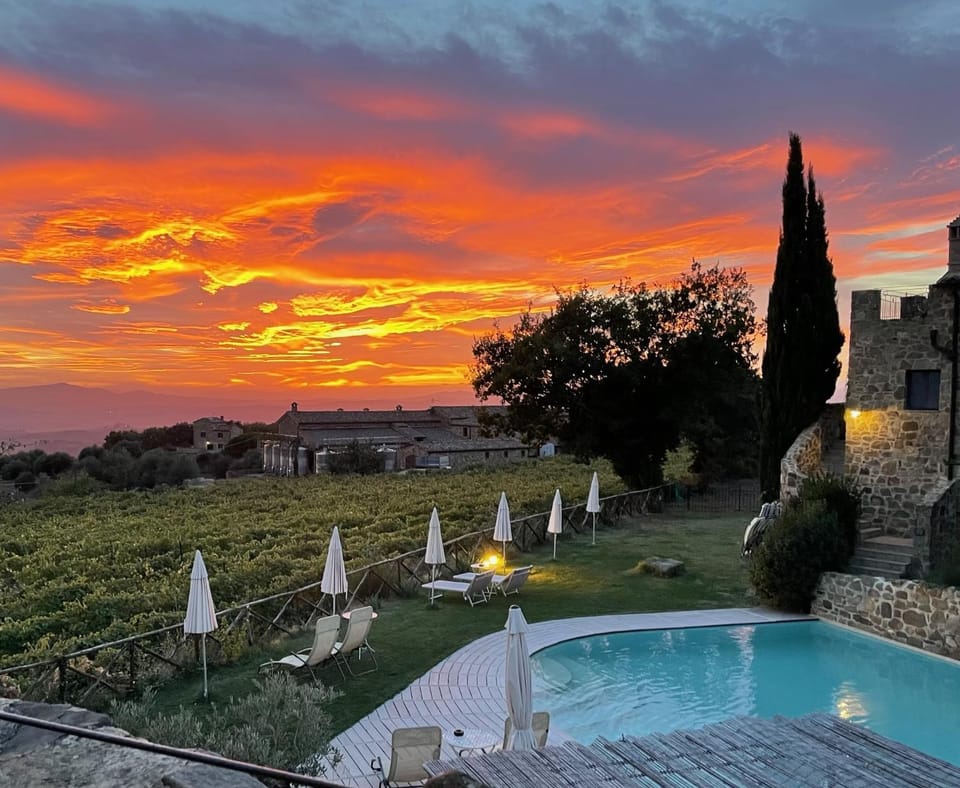 Natural landscape, Pool view