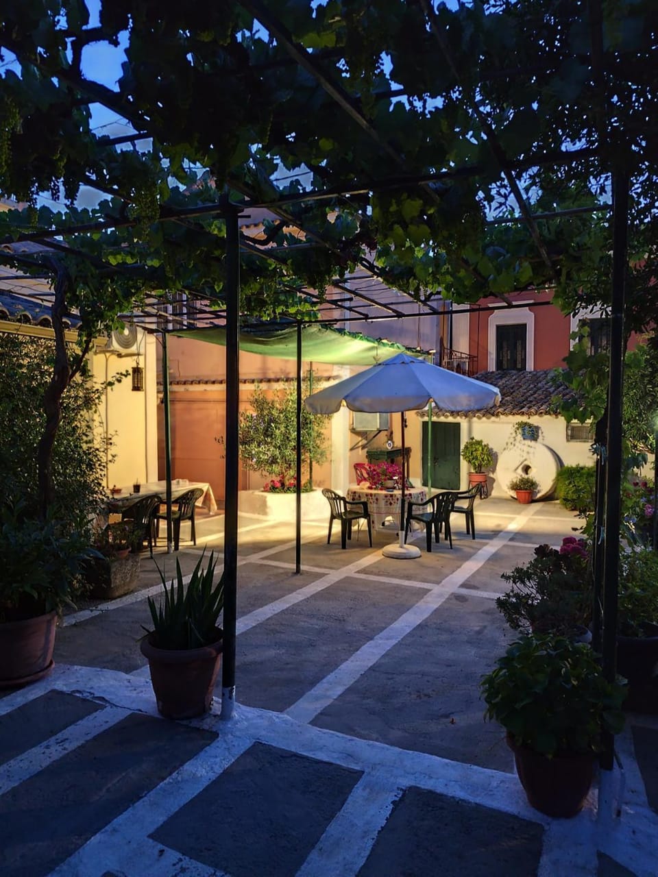 Property building, Patio, Garden view