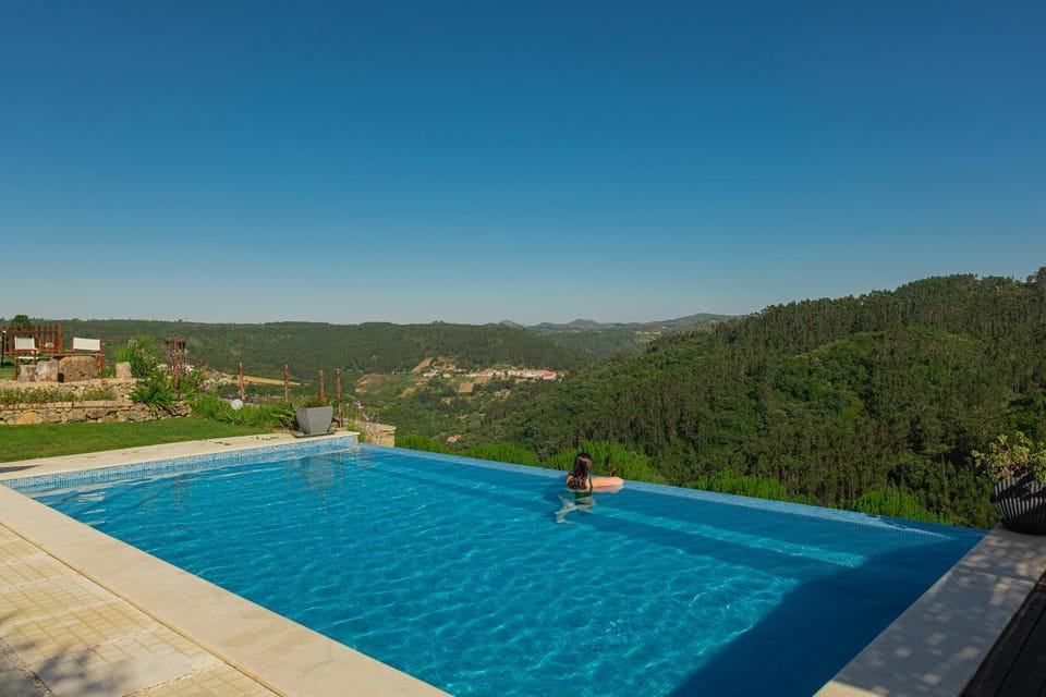 Natural landscape, Mountain view, Pool view, Swimming pool