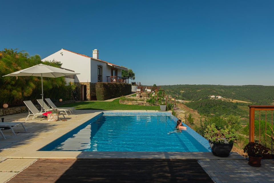Natural landscape, Mountain view, Pool view, Swimming pool, sunbed
