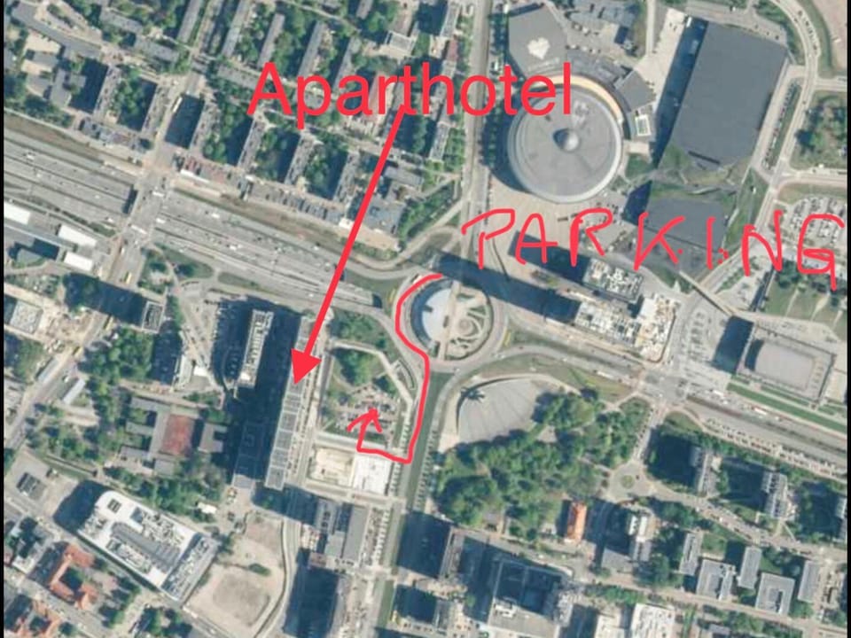 Bird's eye view, Parking