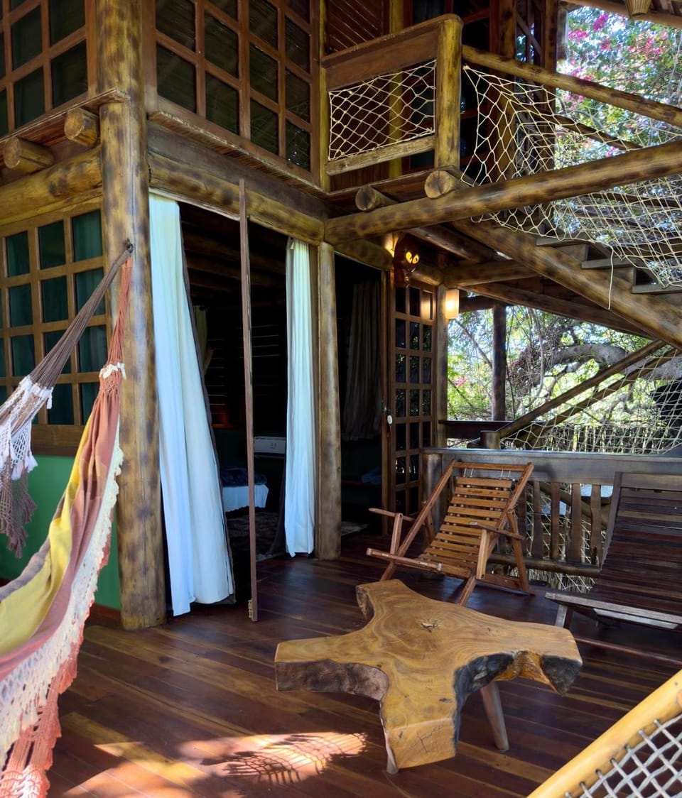 Casa da Árvore, 350m da Praia, Ofurôs de Madeira, 7 pessoas House in State of Ceará
