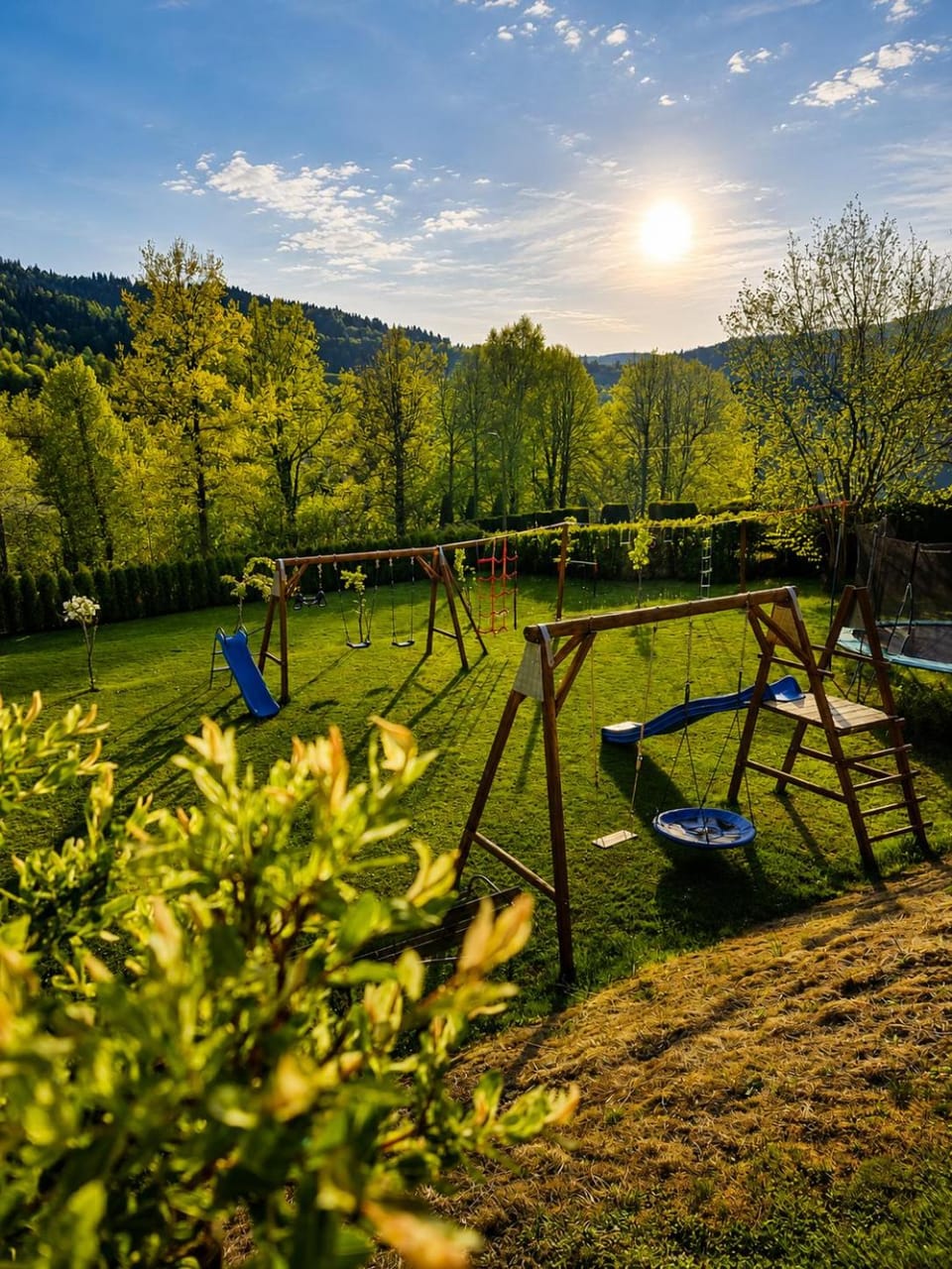 Children play ground, Garden, Garden view