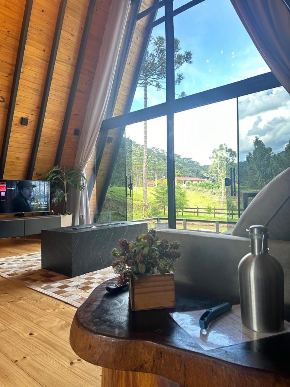 TV and multimedia, Living room, fireplace