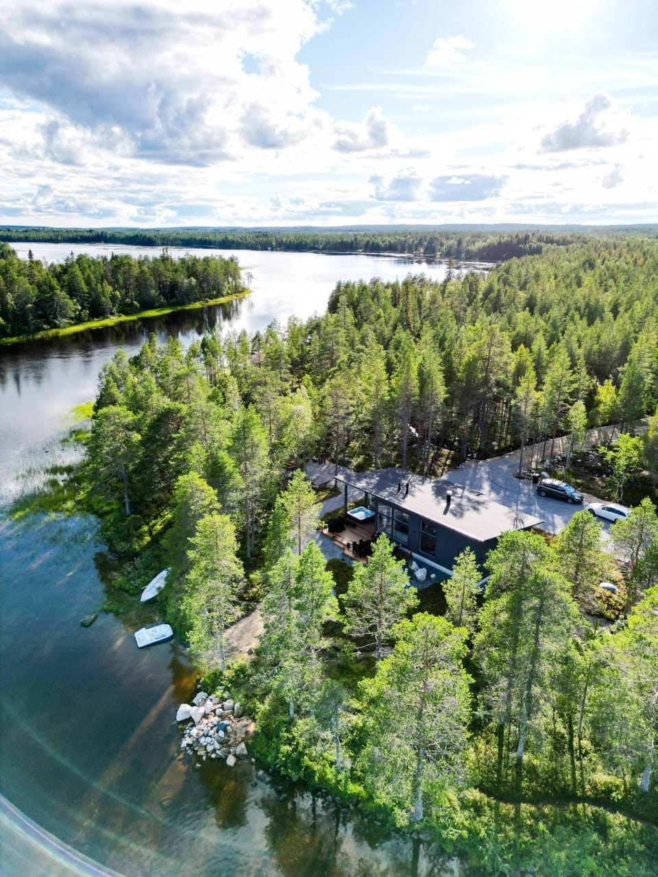Property building, Spring, Day, Neighbourhood, Natural landscape, Bird's eye view, Summer, Lake view