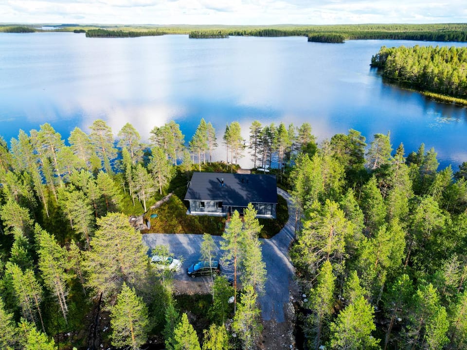Property building, Spring, Natural landscape, Bird's eye view, Summer, Autumn, Lake view